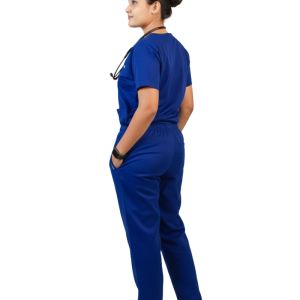 Alternative view of Eco-Premium Doctors Scrubs | Royal Blue
