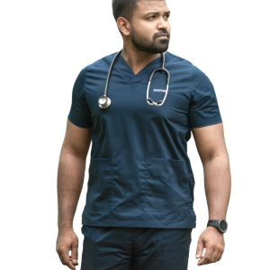 Eco-Elite Doctors Scrubs | Navy Blue